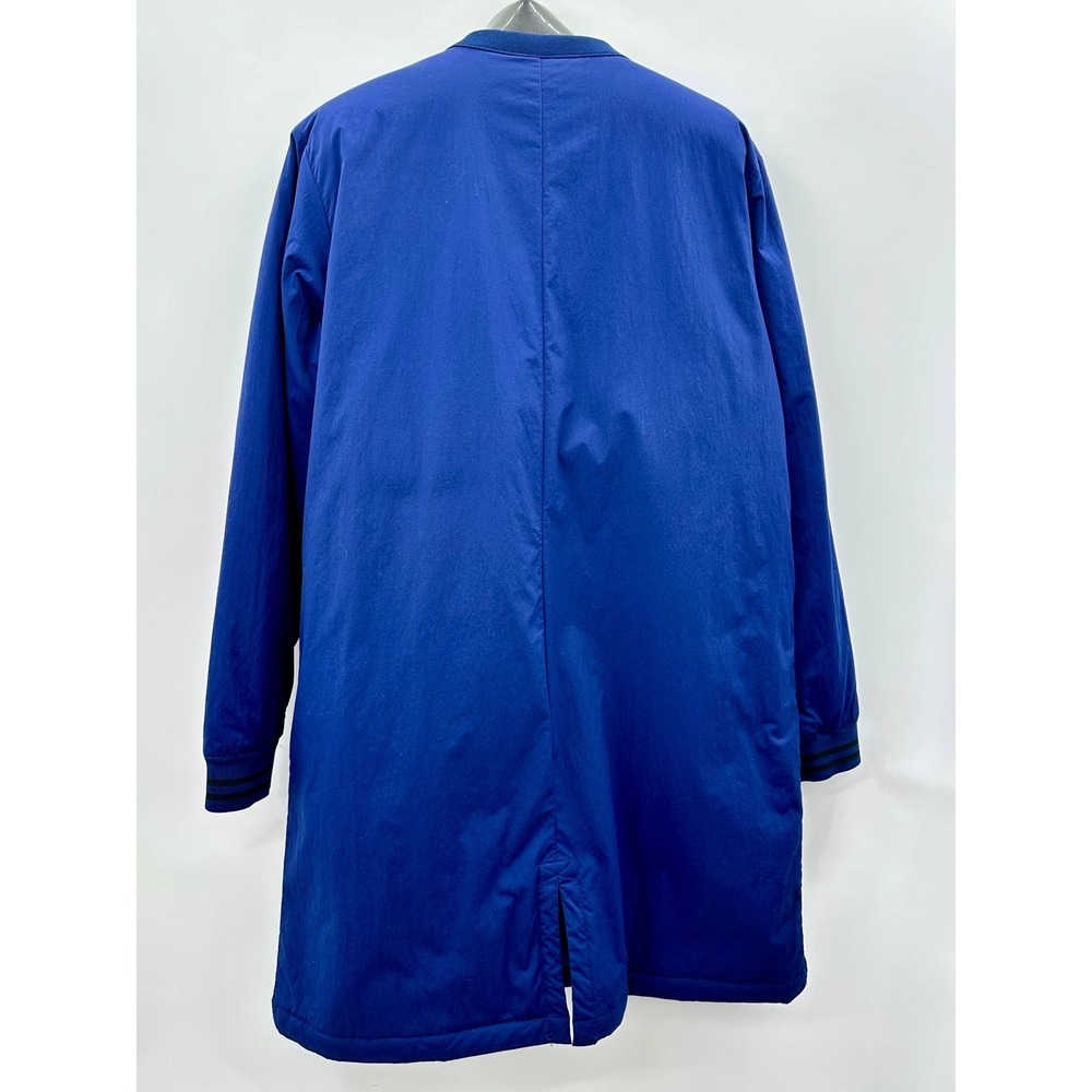 Vintage Nike Air Men's Blue Longline Bomber Jacket - Picture 11 of 12